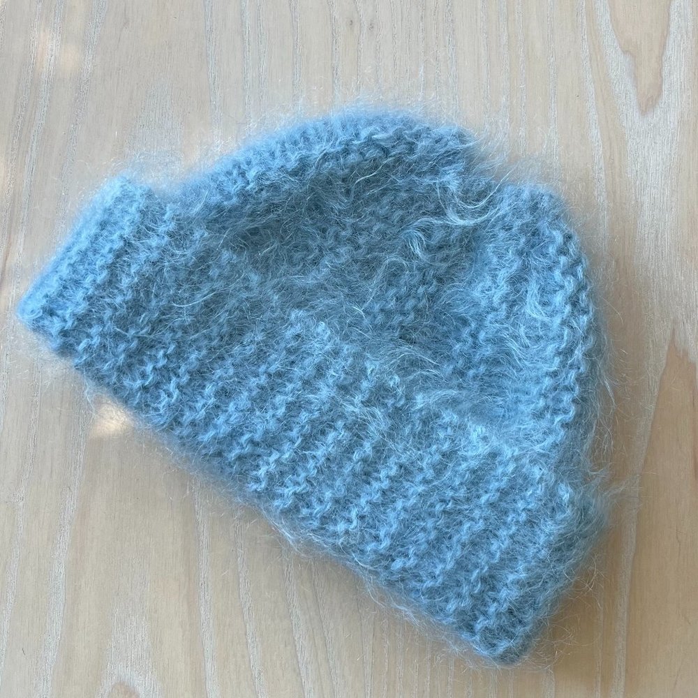 Vintage Knit Fuzzy Toque